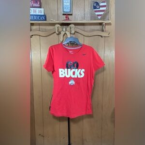 Nike Red Go Bucks slim fit T-Shirt